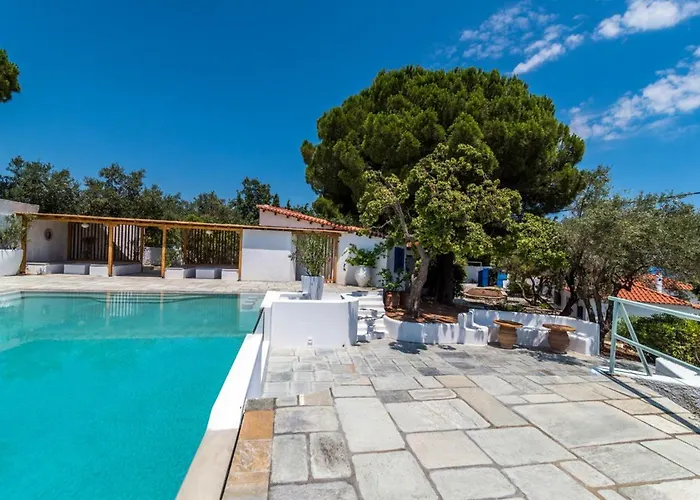 Villa Arios, Pool, Jacuzzi And Sea