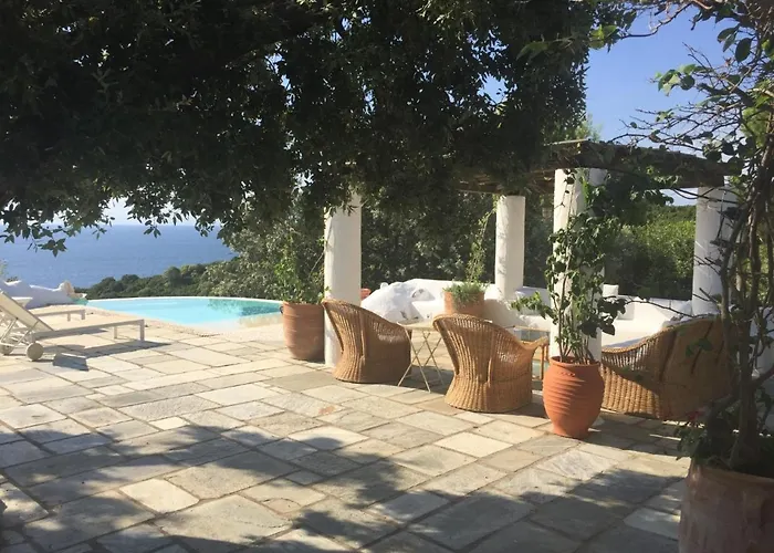 Villa Arios, Pool, Jacuzzi And Sea *