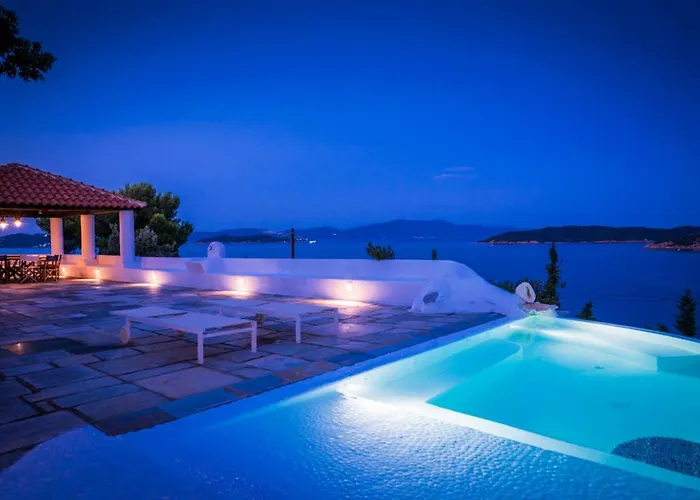 Arios, Pool, Jacuzzi And Sea Βίλα Καναπίτσα